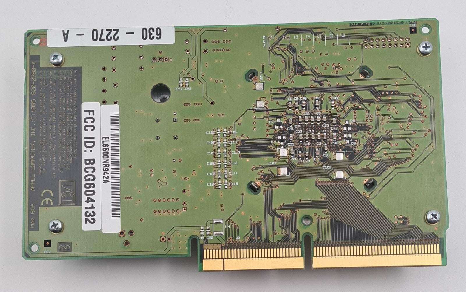 APPLE COMPUTER 820-0780-A PROCESSOR CARD 630-2270-A 54H4973