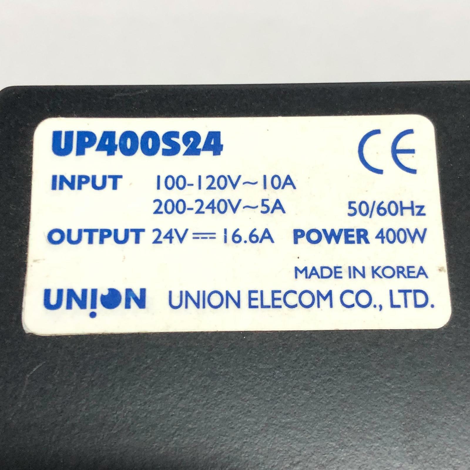 UNION Power Supply P/n: UP400S24 400W 50/60Hz Output 24V 16.6A