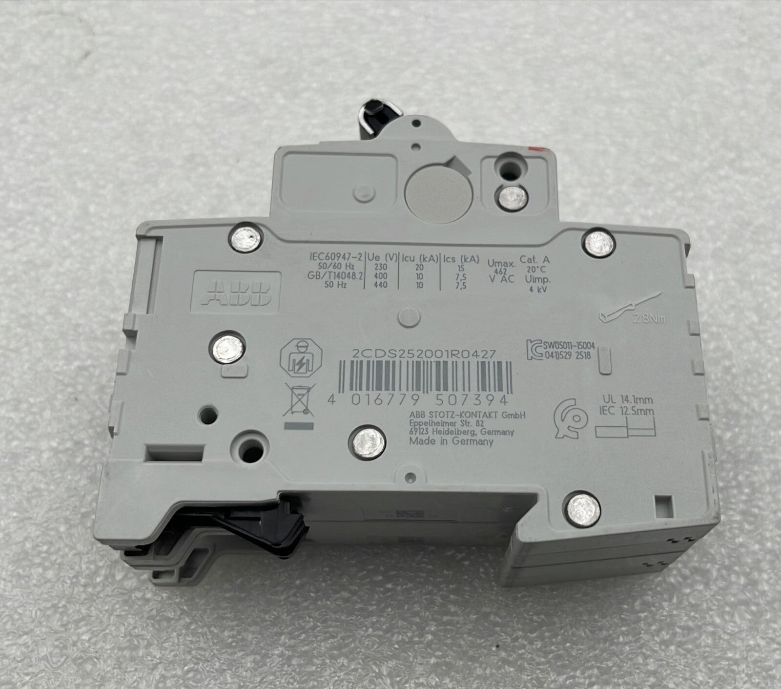 [LOT OF 2] ABB S202-K10 Circuit Breaker 2CDS252001R0427