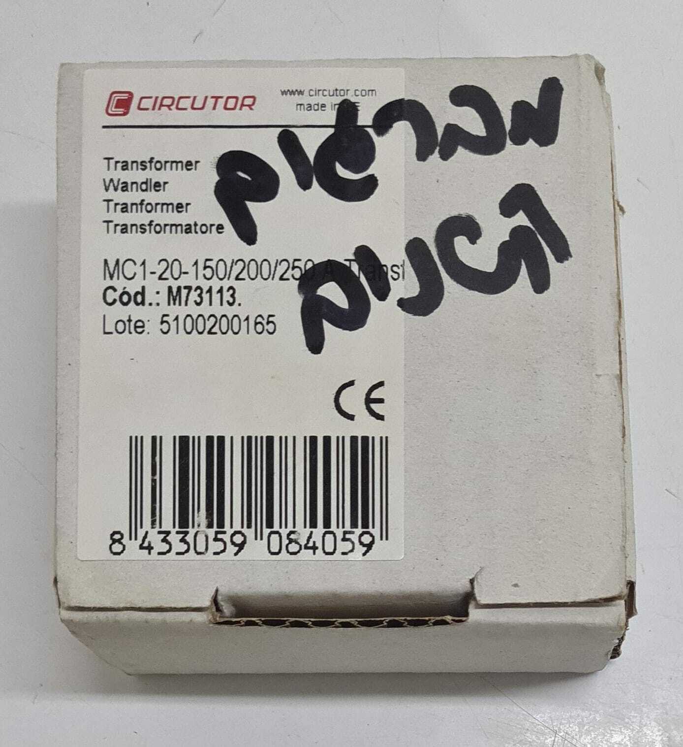 ABB CIRCUTOR MC1-20-150/200/250 A Transformer