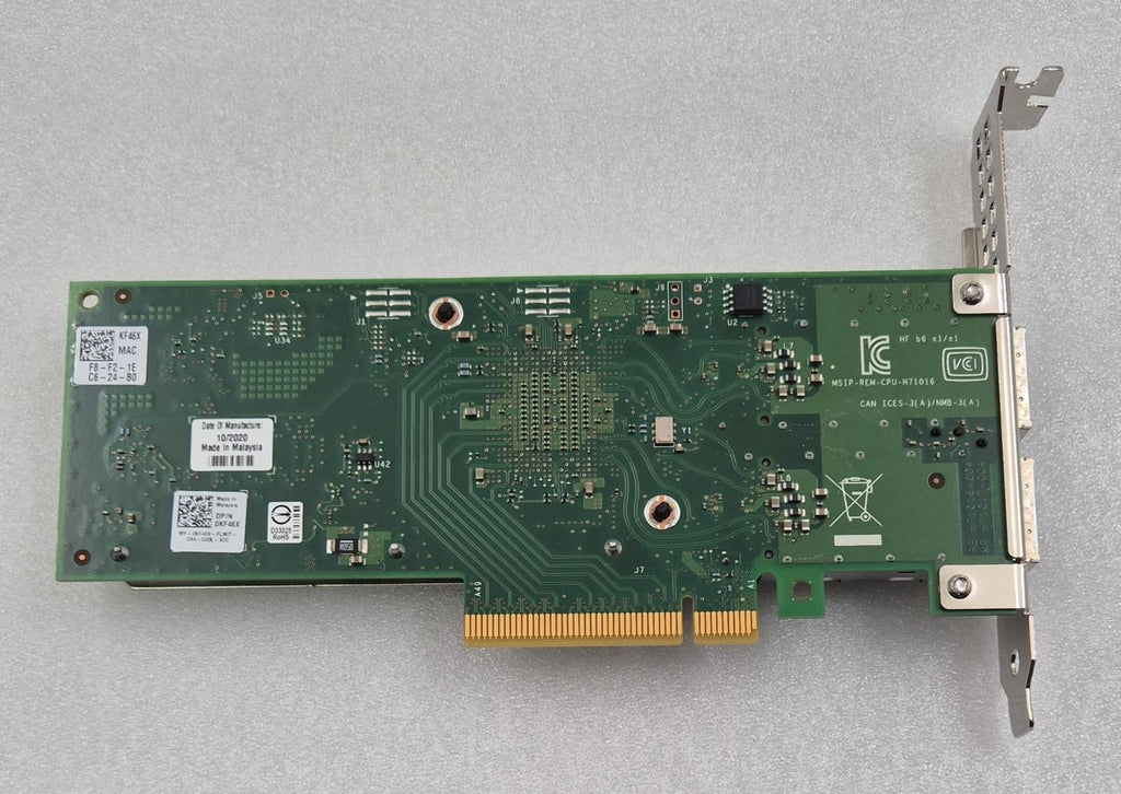 Dell 0KF46X Intel H71024-016 Dual-Port 40GbE QSFP+ PCIe Network Adapter Card