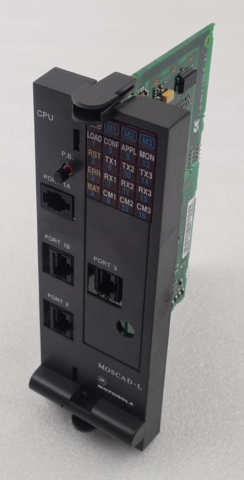 Motorola Radio Monitoring System MOSCAD-L CPU Module FRN5810B FCN6008A ISSUE-A1