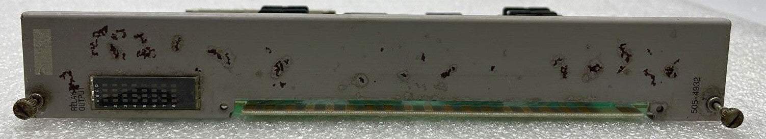 SIEMENS BOARD 505-4932 RELAY OUTPUT **AS IS