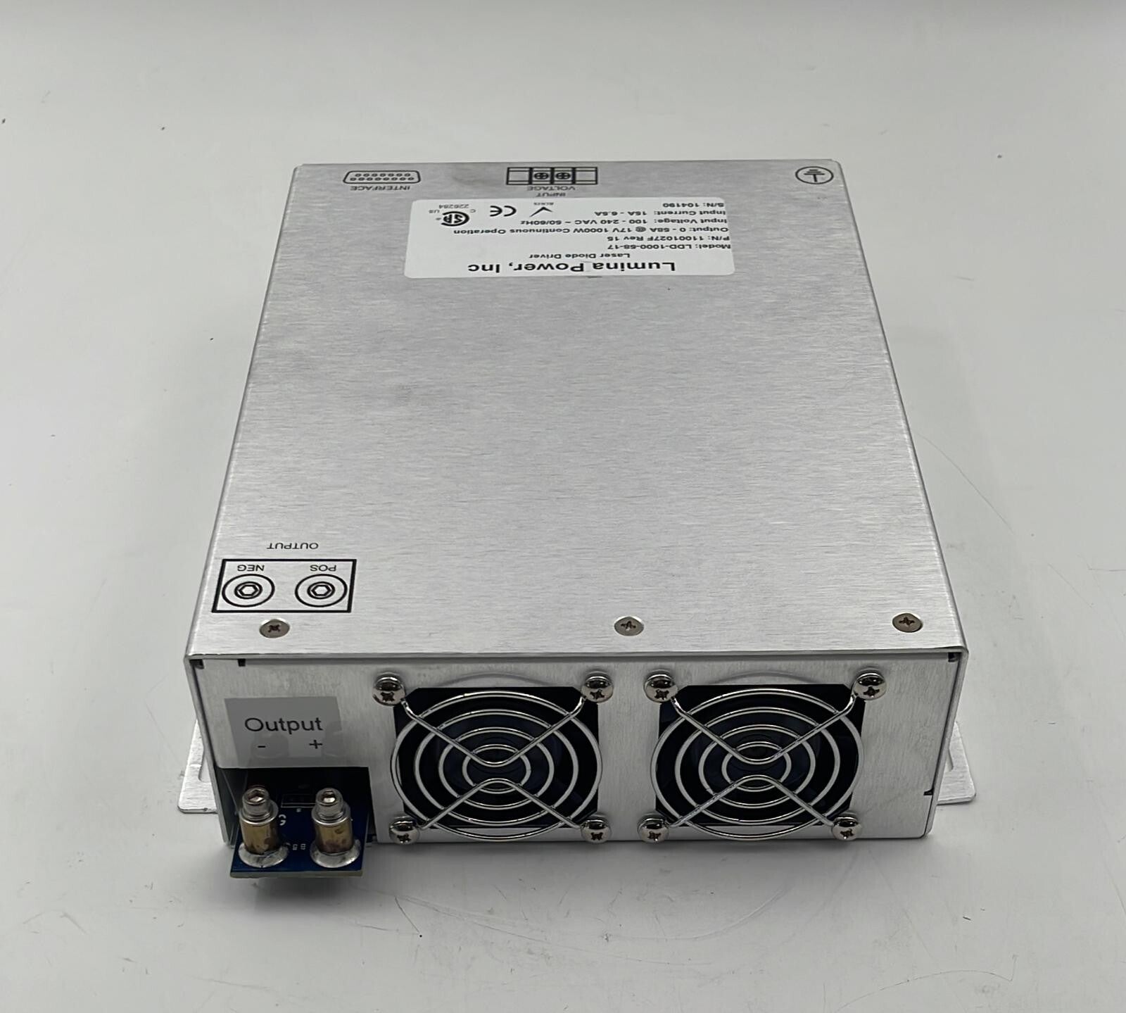 Lumina Power LDD-1000-58-17 Laser Diode Drive 11001027F REV 15