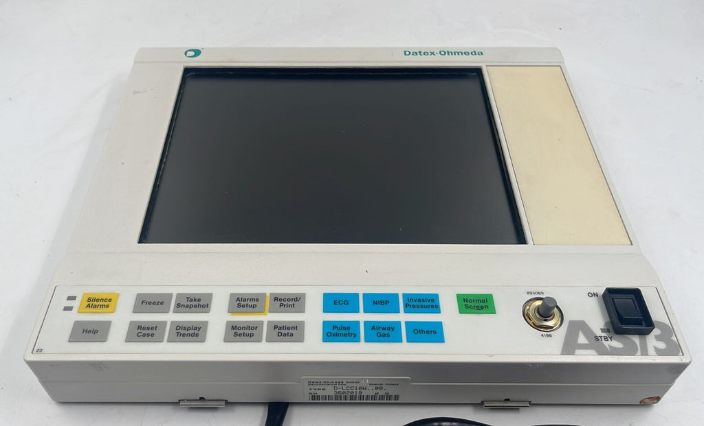 Datex-ohmeda AS/3 Monitor D-LCC10W..00.0