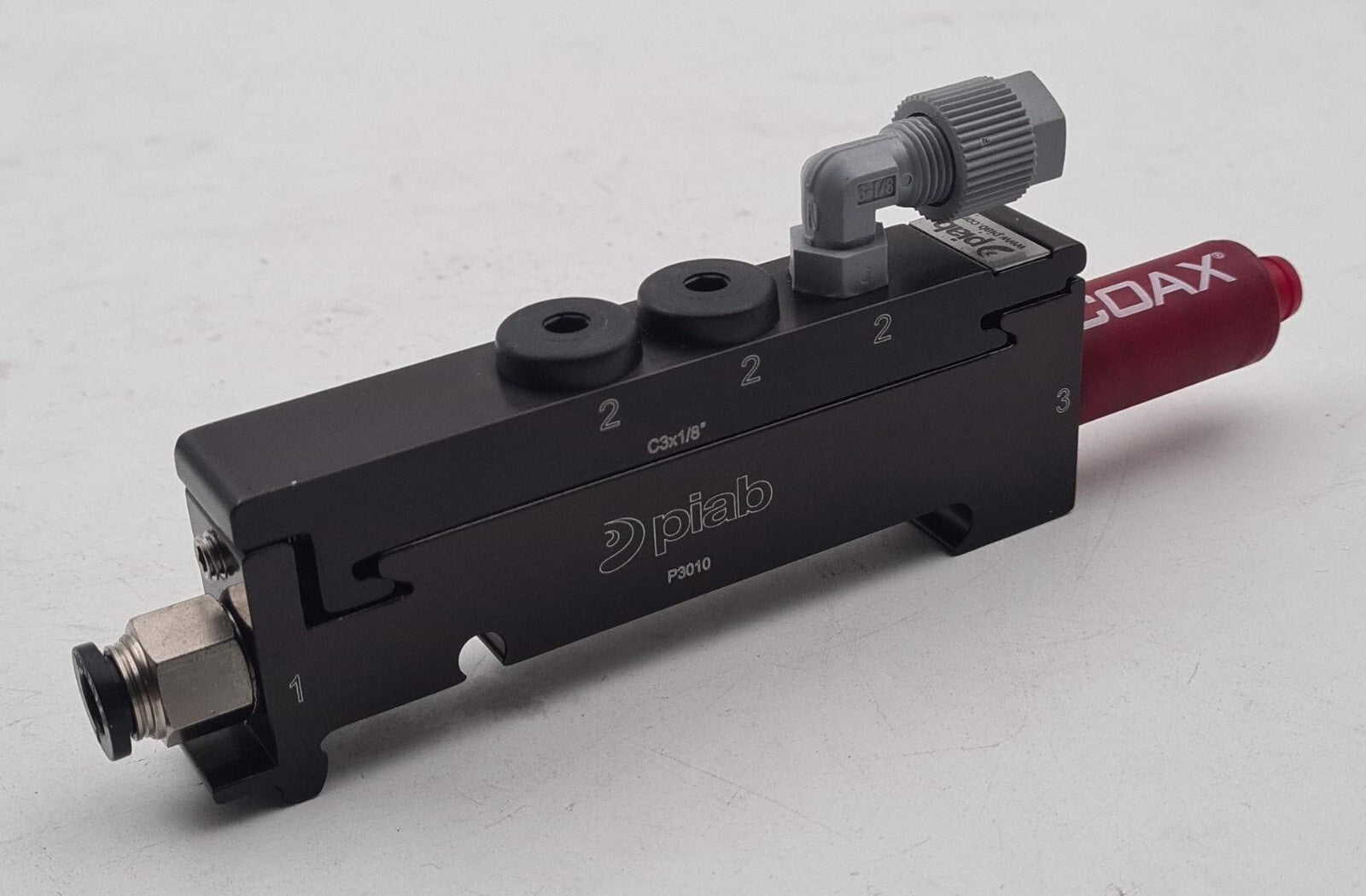 Piab VACUUM Pump P3010 C3x 1/8" P3010.01.AI.02.AA.00 Xi10-3x1 COAX