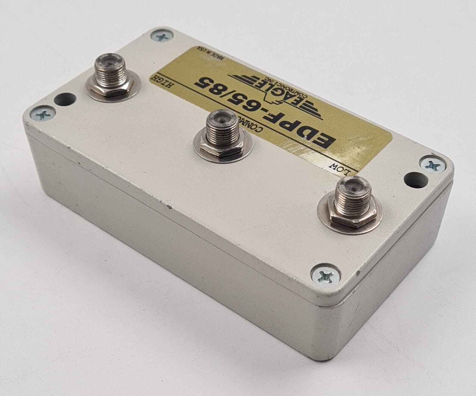 EAGLE COMTRONICS EDPF-65/85 MHz Split Diplex Filter