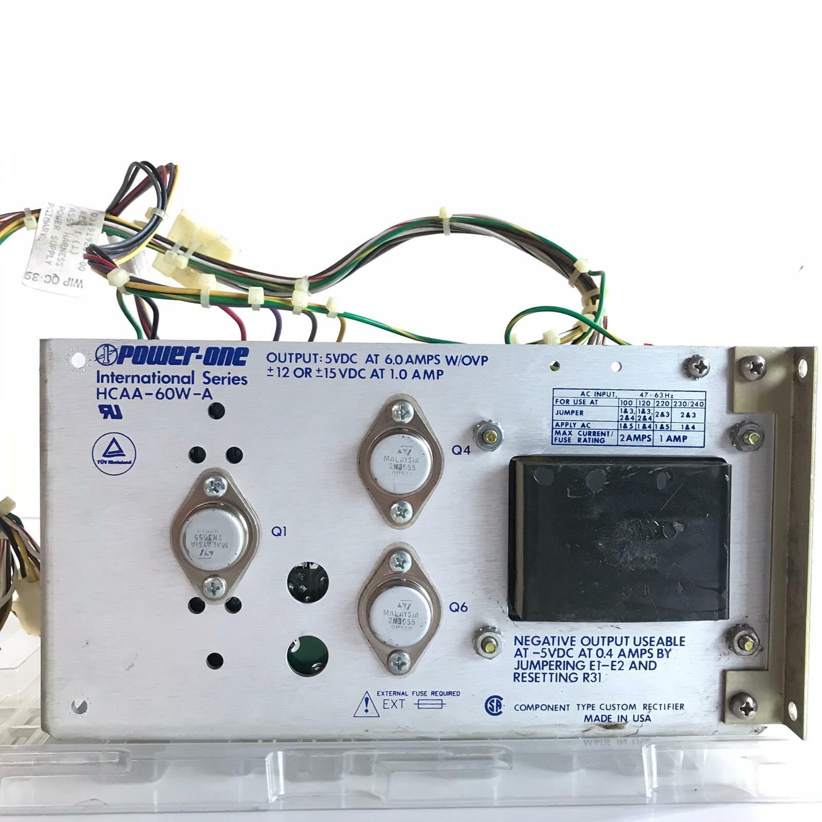 Varian 9012 Solvent Delivery System Power-One HCAA-60W-A 5Vdc 6.0 Amps