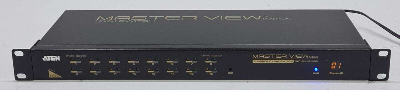 ATEN OSD Master View MAXIPORT KVM SWITCH ACS-1216A 16 Ports