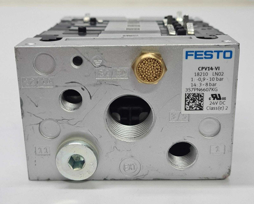 Festo CPV14 GE MP 8 18265 Ventilinsel + 8 Stück 161 362 Magnetventil Festo CPV14 GE MP 8 18265 Ventilinsel + 8 Stück 161 362 Magnetventil
