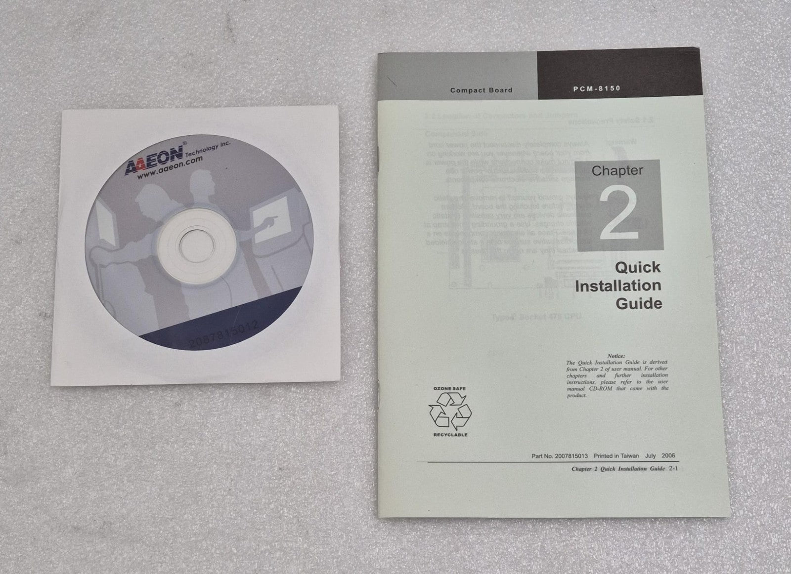 Advantech PCM-8150 Rev: A2.0-C 1907815007 Industrial Computer Module *NEW KIT*