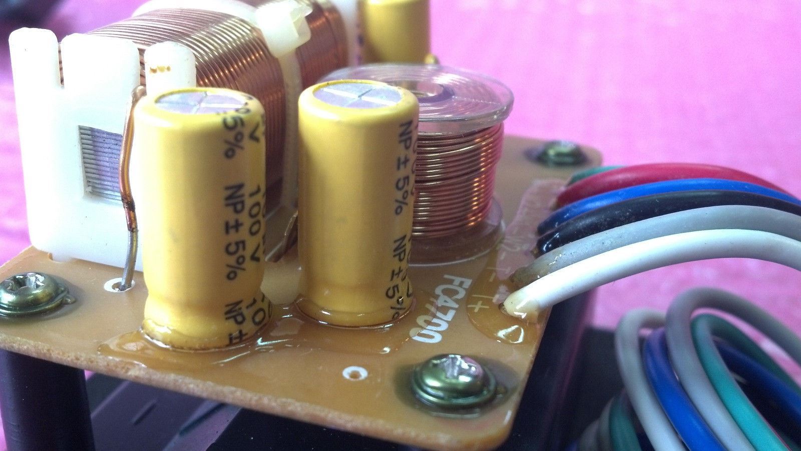 Stereo Electronic Rack Audio Crossover Jamo 74674 Terminal Nib Fc 4700 Sound