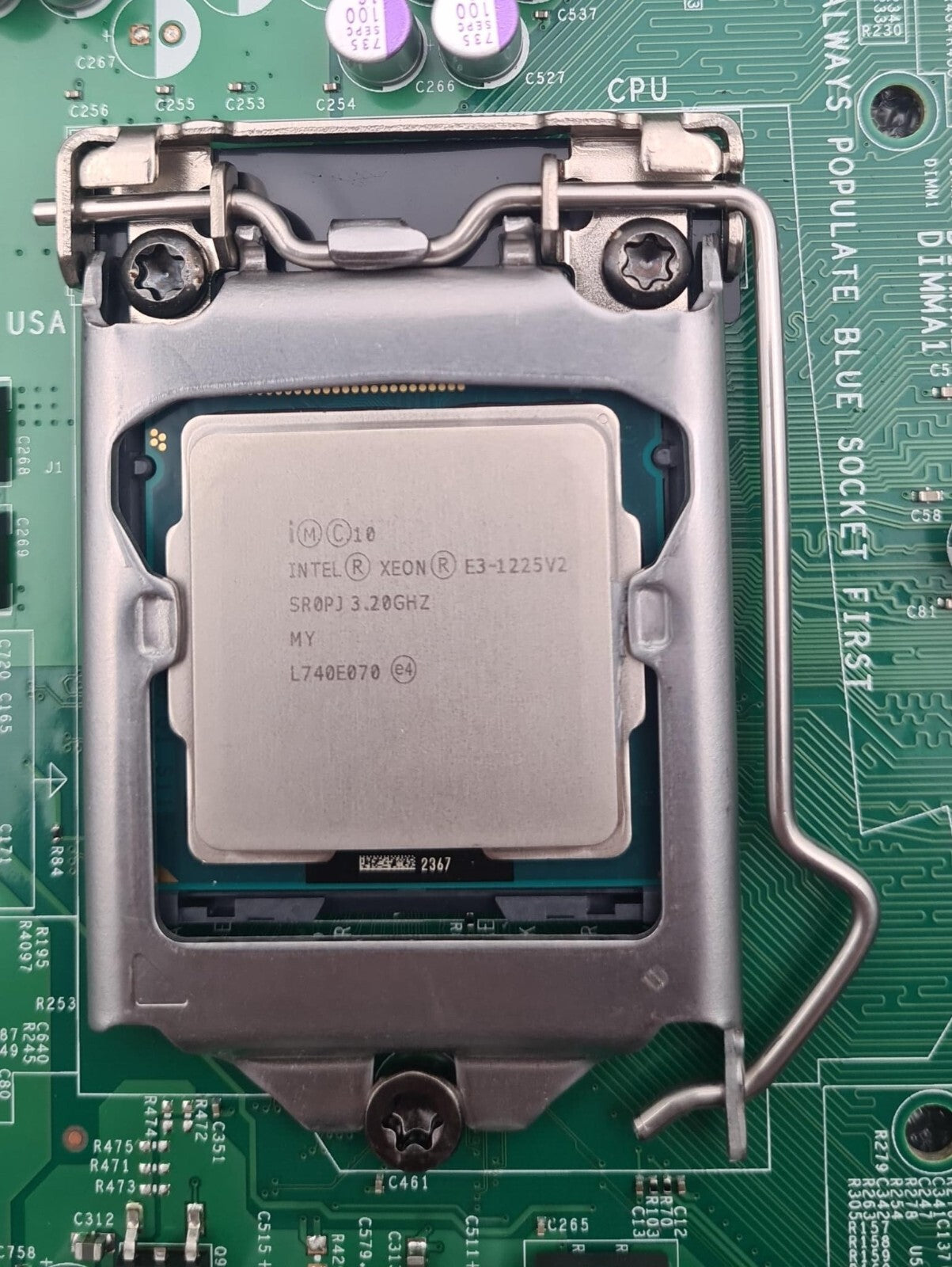 SUPERMICRO X9SAE REV: 1.01A Motherboard LGA1155 W/ Intel E3-1225V2