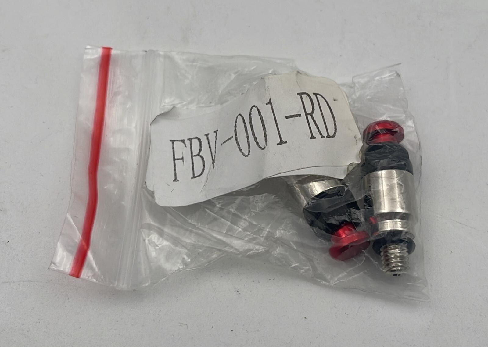 [LOT OF 16] M5x0.8mm Motorcycle Front Fork Bleeder Air Valves FBV-001-RD