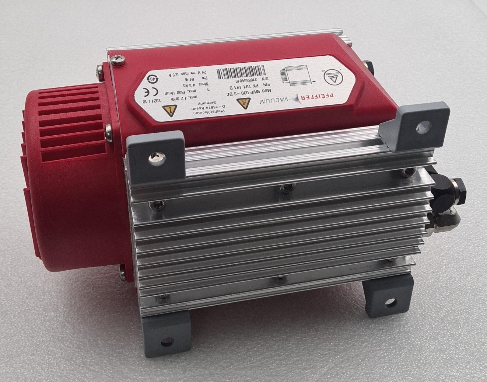 Pfeiffer Vacuum MVP 030-3 DC PK T01 191 D Diaphragm Vacuum Pump