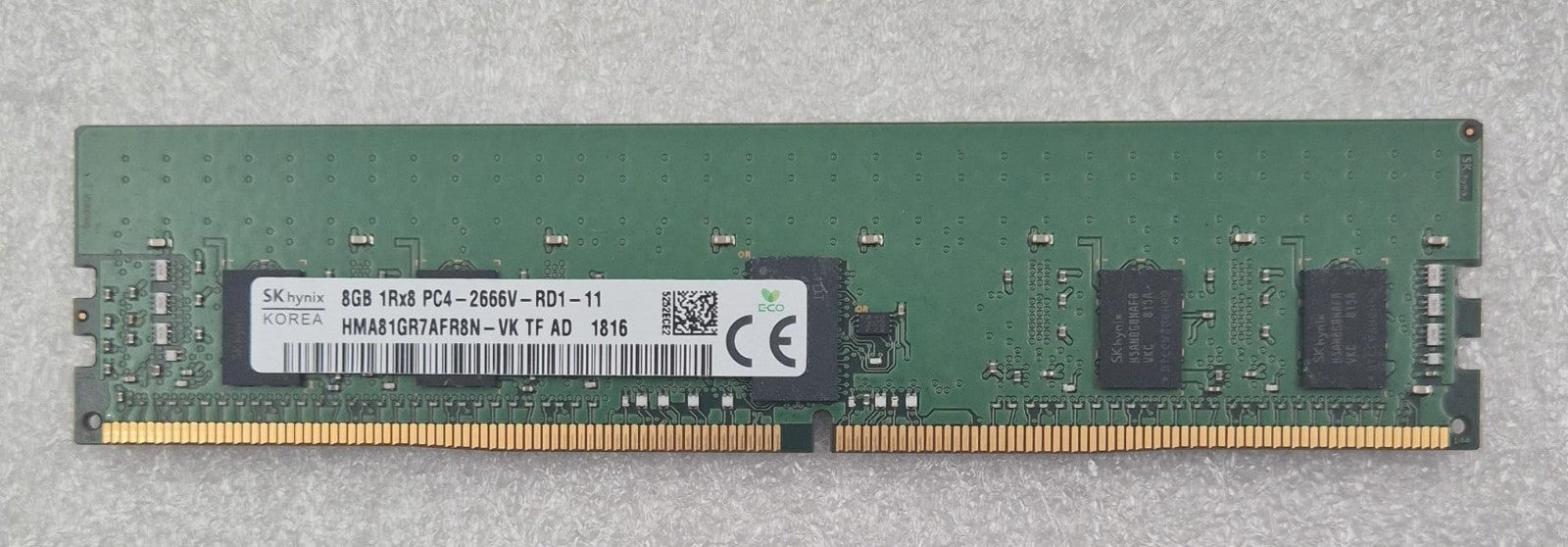 [LOT 6 PCS] SK hynix HMA81GR7AFR8N-VK 8GB 1Rx8 PC4-2666V ECC SERVER Memory RAM