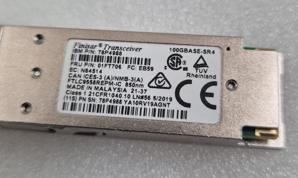 FINISAR IBM 78P4988 01FT706 FTLC9558REPM-IC 100G Optical Transceiver