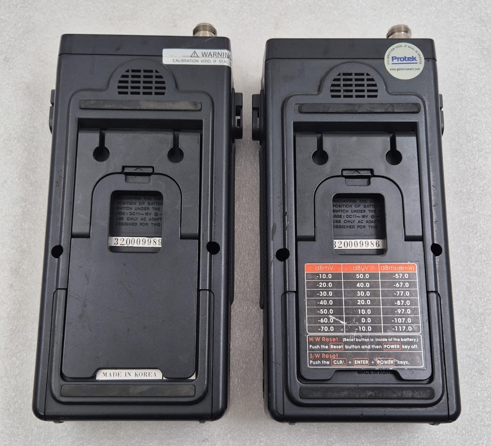 [LOT 2 PCS] MIT 3290 RF Field Signal Strength Analyzer 2.9GHz Hand-Held Device