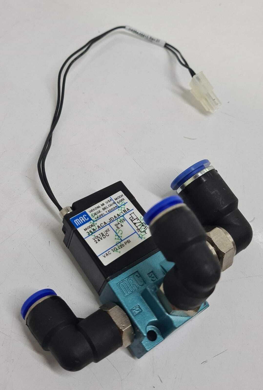 [LOT OF 4] MAC 36A-ACA-JDAA-1BA Solenoid Valve 24VDC 5.4W 120 PSI EQ56