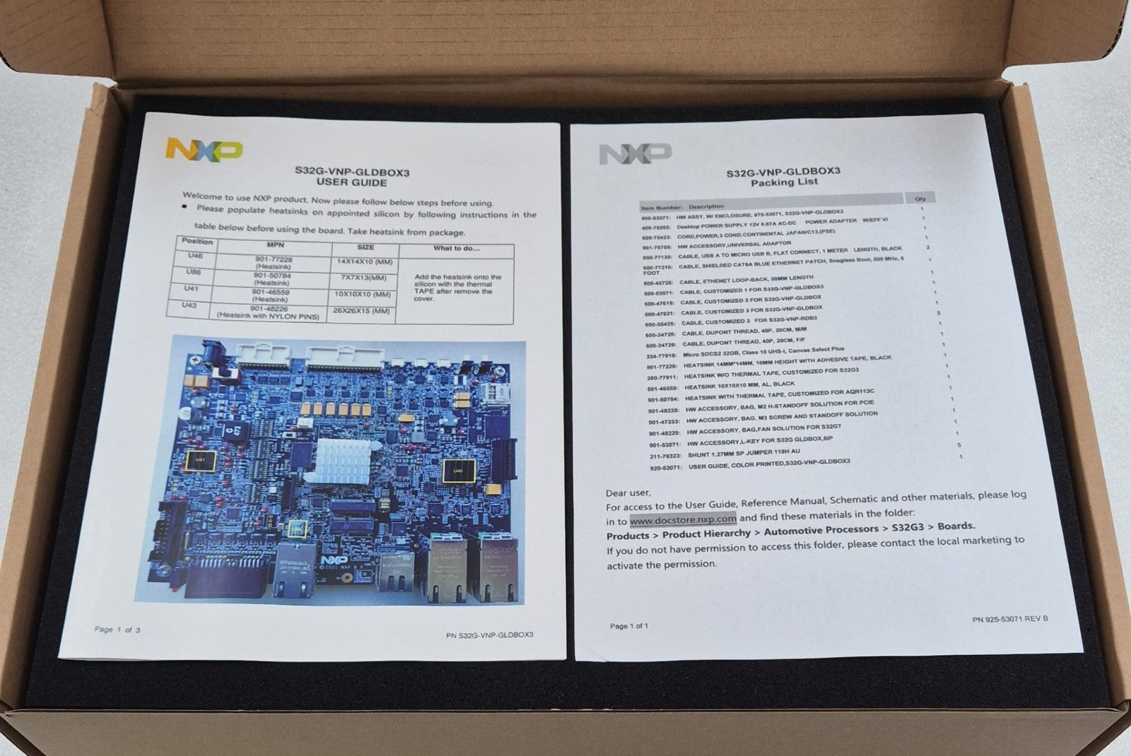 *NEW* NXP S32G-VNP-GLDBOX3 Development Platform Vehicle Network Processor KIT