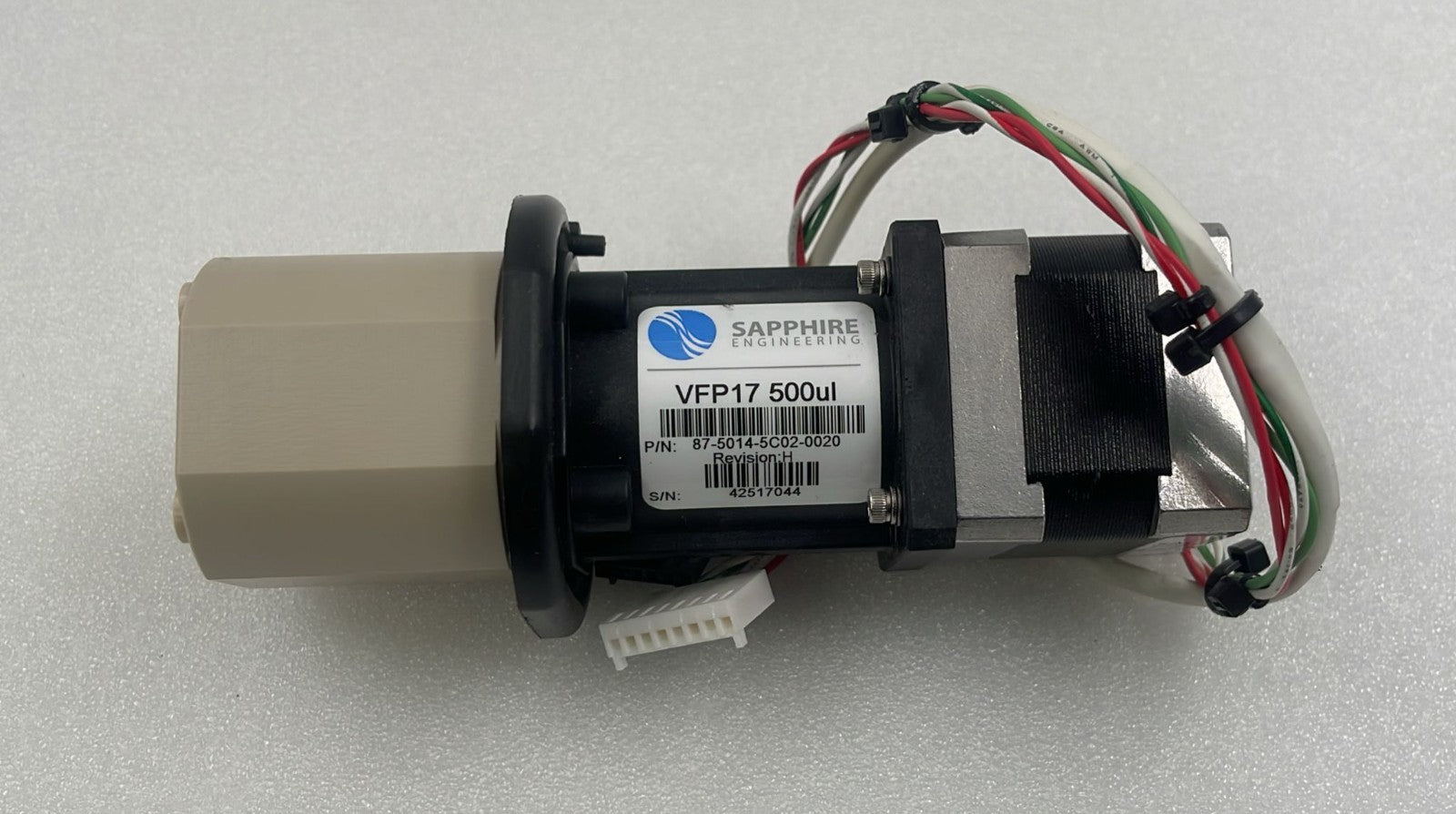 Sapphire VFP17 motor and pump assembly side view