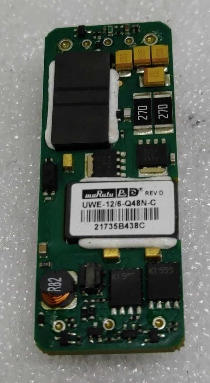 [LOT OF 2] Murata UWE-12/6-Q48N-C DC/DC Converter 72W 1-out 12V 1/8-Brick 8-pin