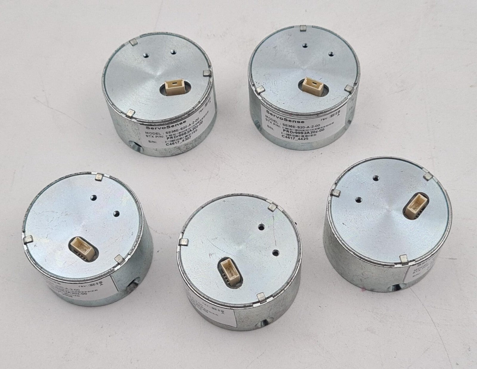 [LOT 5] ServoSense SE36E-S20-A-2-00 PRDr99S2A20z Servo Motor Encoder **AS-IS**