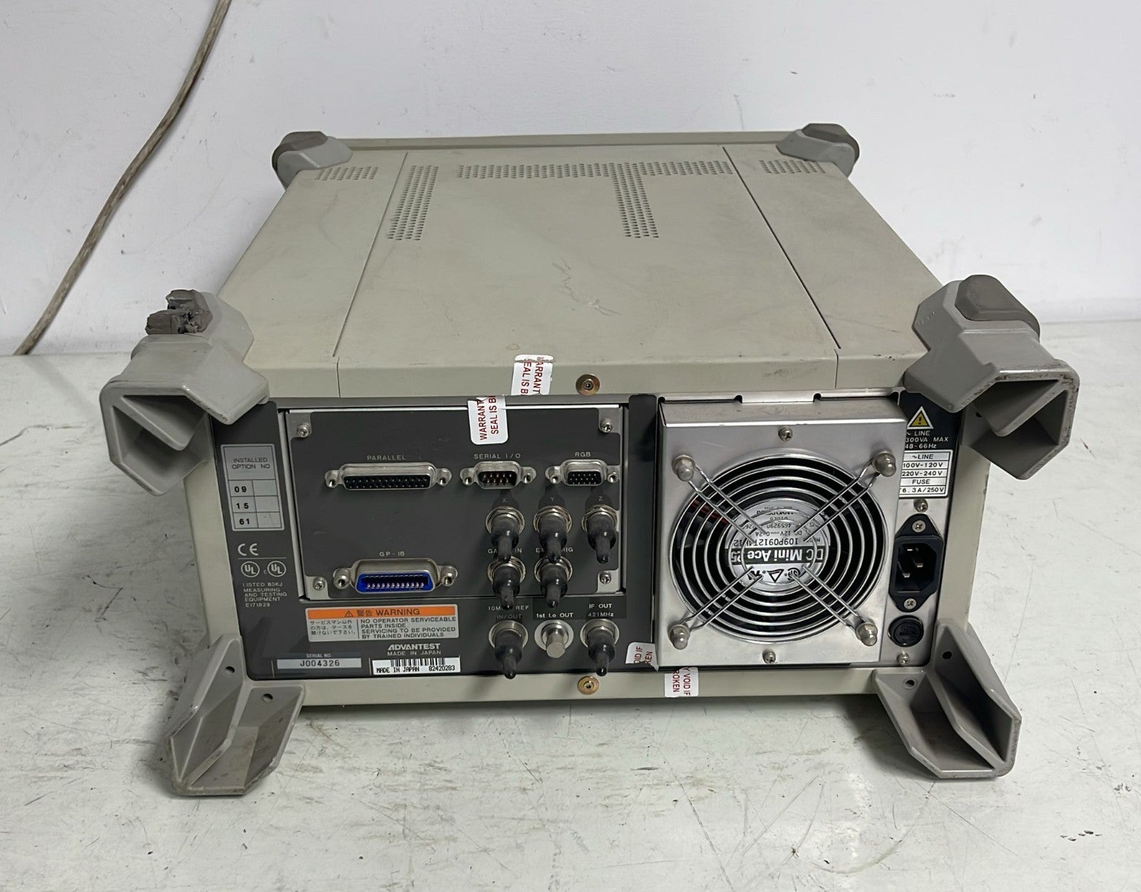 Advantest R3463 Advantest R3463 Modulation Spectrum Analyzer