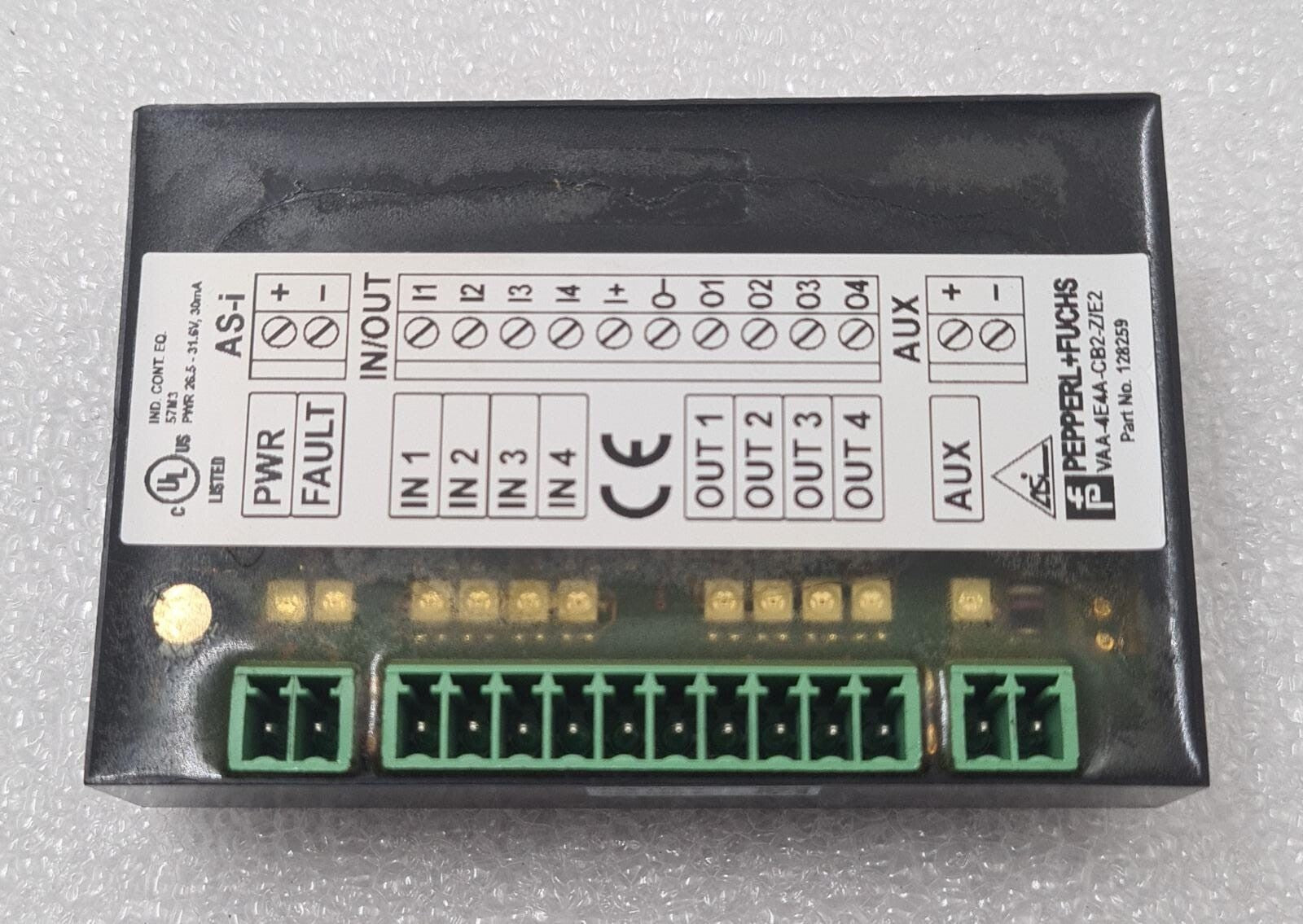 PEPPERL + FUCHS VAA-4E4A-CB2-Z/E2 128259 AS-Interface Circuit Board Module