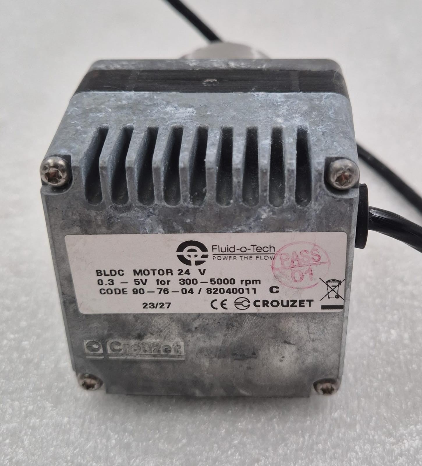 FLUID-O-TECH 90-76-04 82040011 BLDC Motor w/ FG309XD0PV10000 Pump CROUZET Inmode