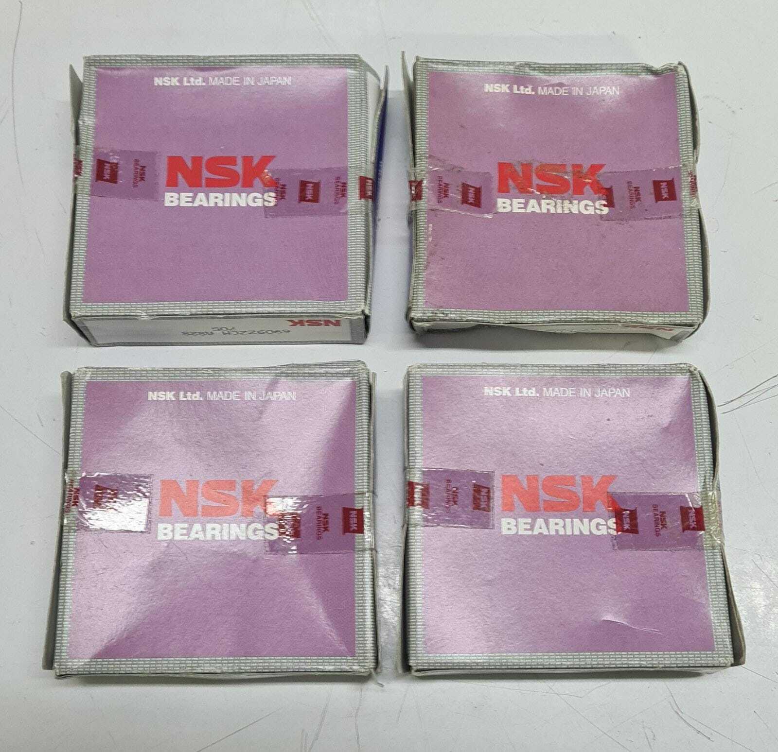[LOT OF 3] NSK Bearings 9609ZZCM AS2S Metal Shields Deep Groove - NEW Sealed