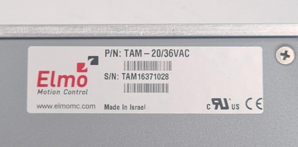 NEW - Elmo Motion Control TAM-20/36VAC Current Rectifier Power Supply Module