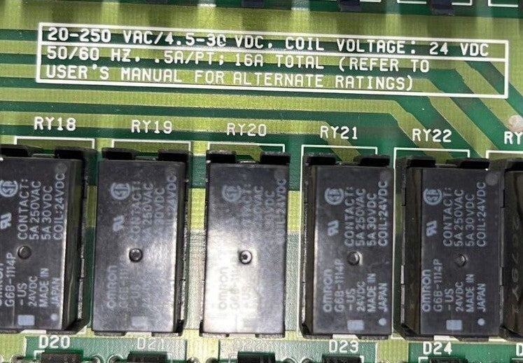 SIEMENS BOARD 505-4932 RELAY OUTPUT **AS IS