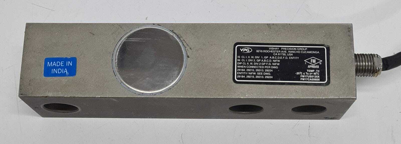 VISHAY Revere Transducers 9123-D3-2.5K-20P1 Beam Load Cell 2.998 mV/V @ 2.5K lb