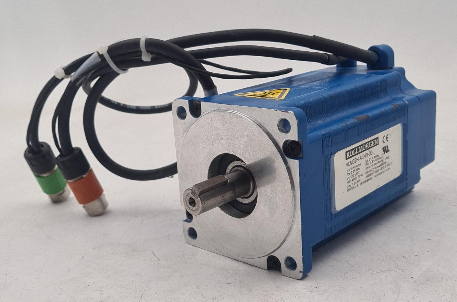 Kollmorgen Brushless Servo Motor VLM32H-ALNR-00 1.24kW 4000Rpm for HP Indigo