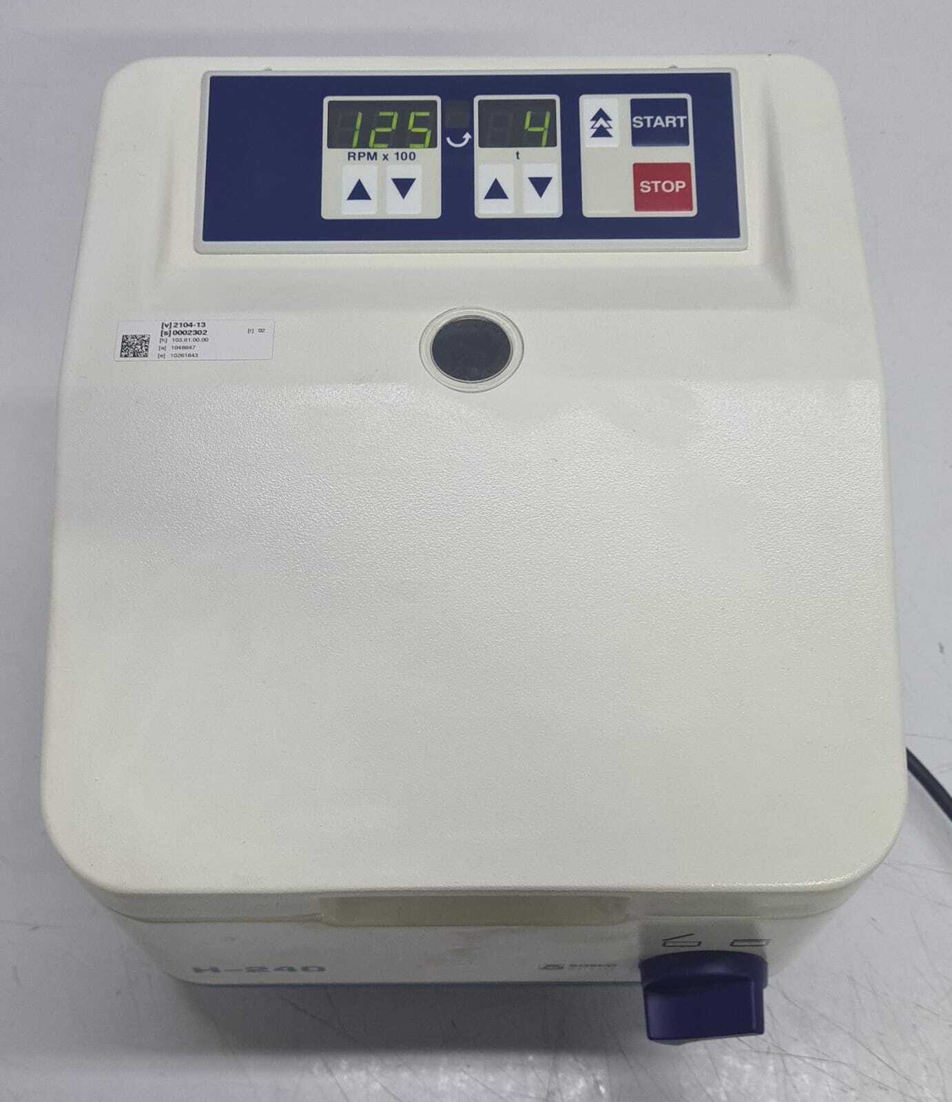BOECO Hematocrit H-240 Laboratory Centrifuge 2104-13 208-240V 13000 rpm