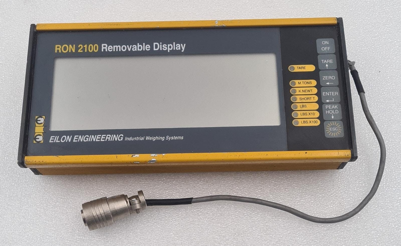 EILON RON 2100 Removable Display 12.5 TONS 12.5t Crane Load Cell Scale