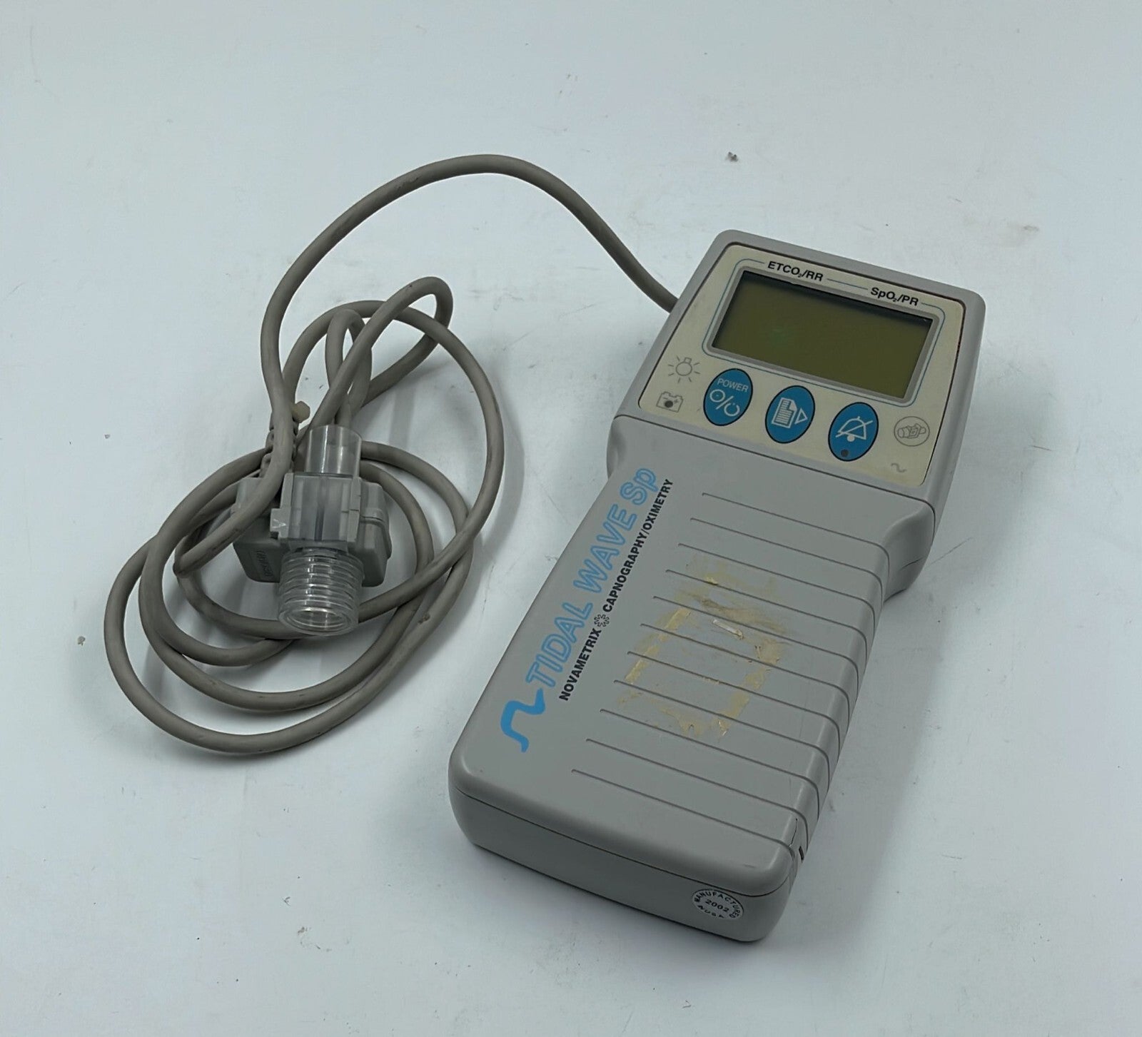 Novametrix Capnography/Oximetry Tidal Wave Sp 715 W/ Battery