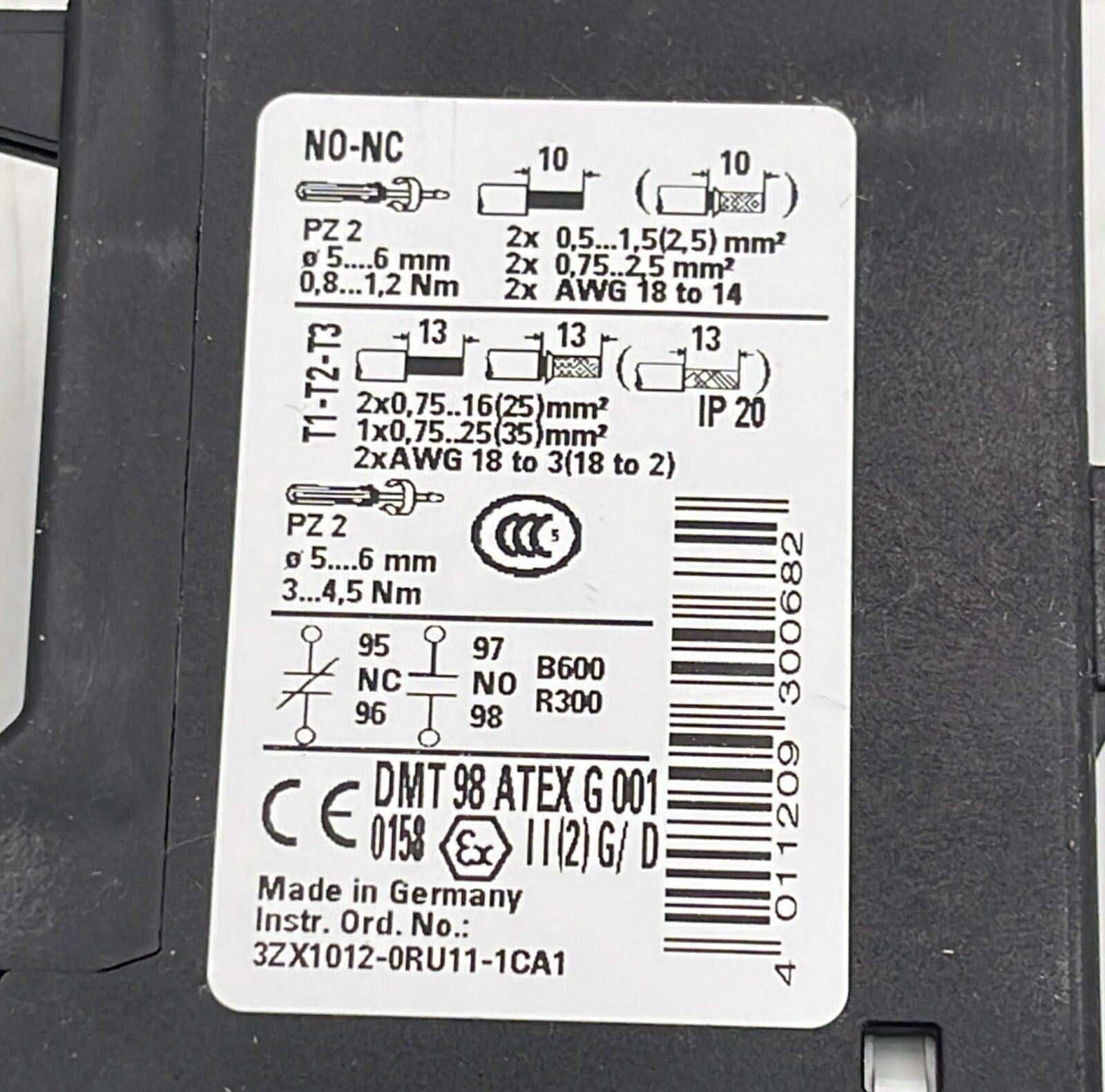 [LOT OF 2] NEW** Siemens 3RU1136-4GB0 Overload relay 46-45A