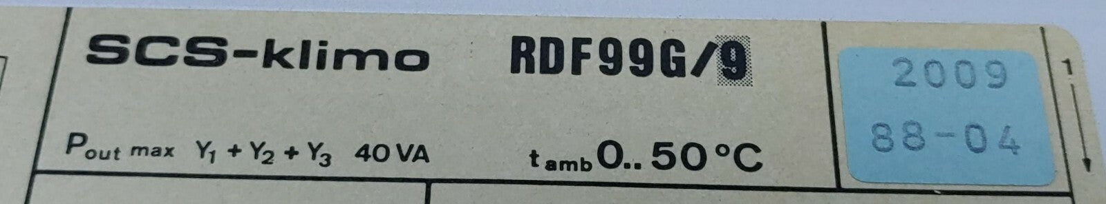 STÄFA Control System SCS-KLIMO RDF99G/9 Universal Controller SWISS MADE