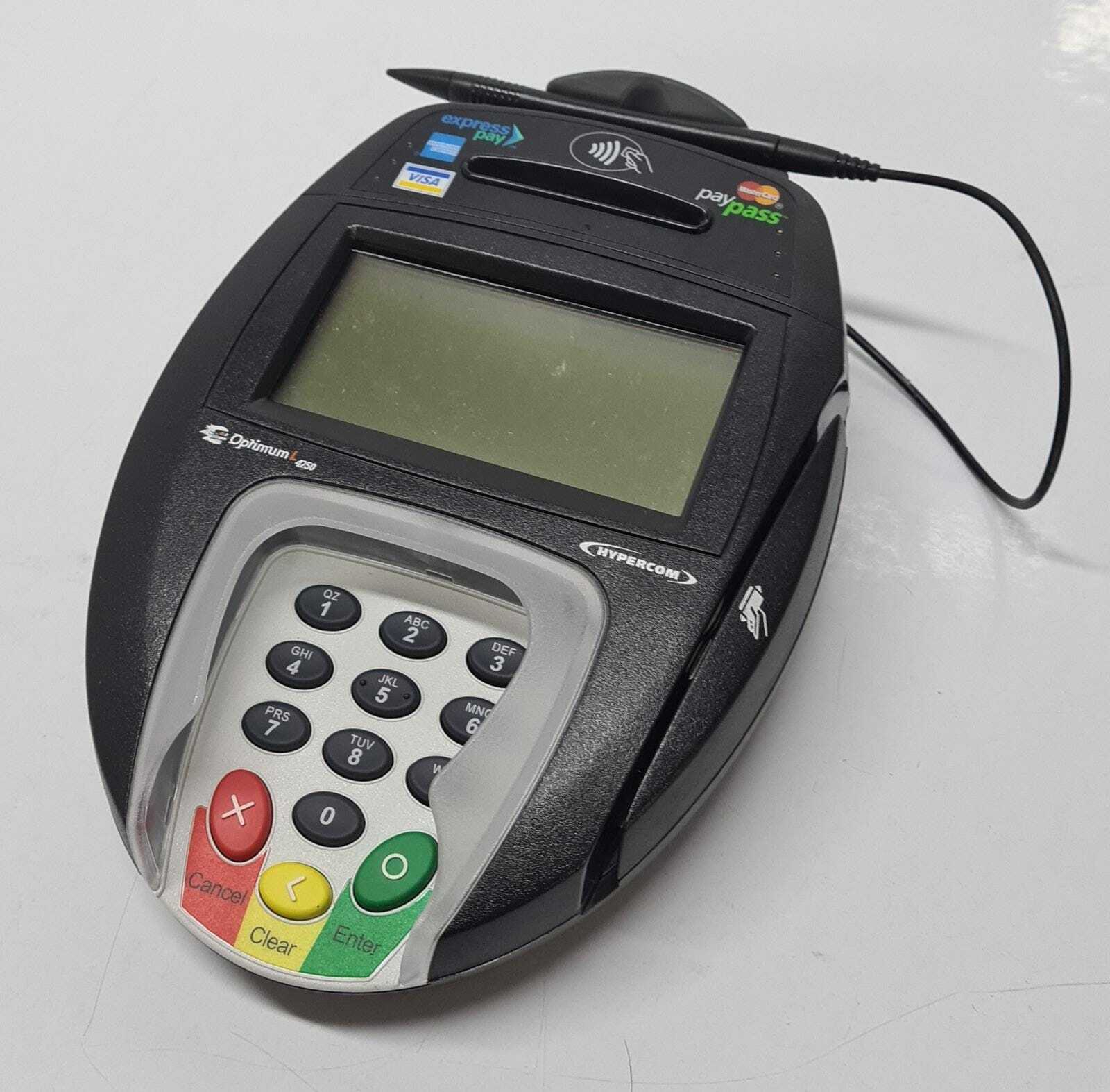 Hypercom Optimum L4250 L 4250 Credit Card Payment Terminal Customer Facing