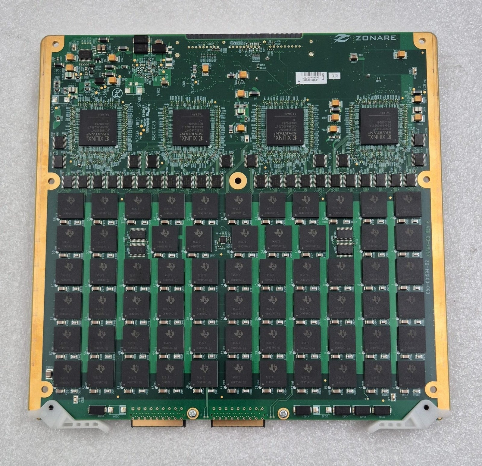 Zonare Ultrasound 85151-00 Processor Board 051-001843-01 061-001843-01 SCC V3R3A