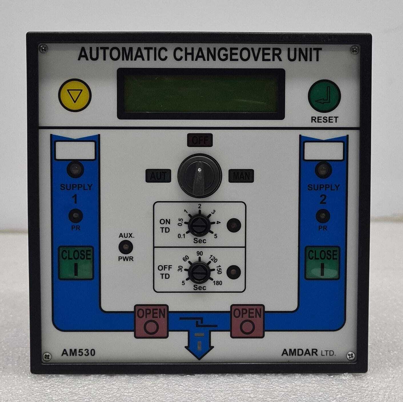 AMDAR AM530 AUTOMATIC CHANGEOVER UNIT Interface Panel **AS-IS**