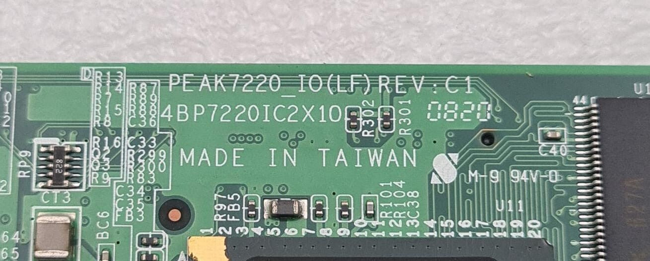 Nexcom PEAK7220_IO (LF) REV. C1 4-Port USB Board 4BP7220IC2X10 for PEAK7220VL2G