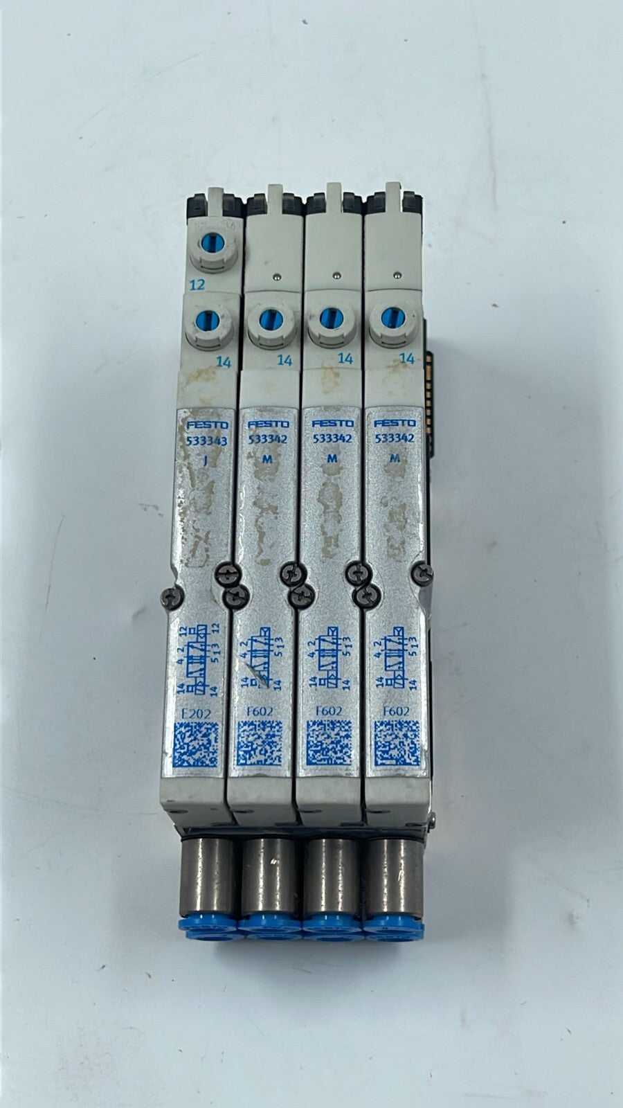 FESTO 533342M + 533343J Solenoid Valva W/ VMPA1-FB-EMS-8