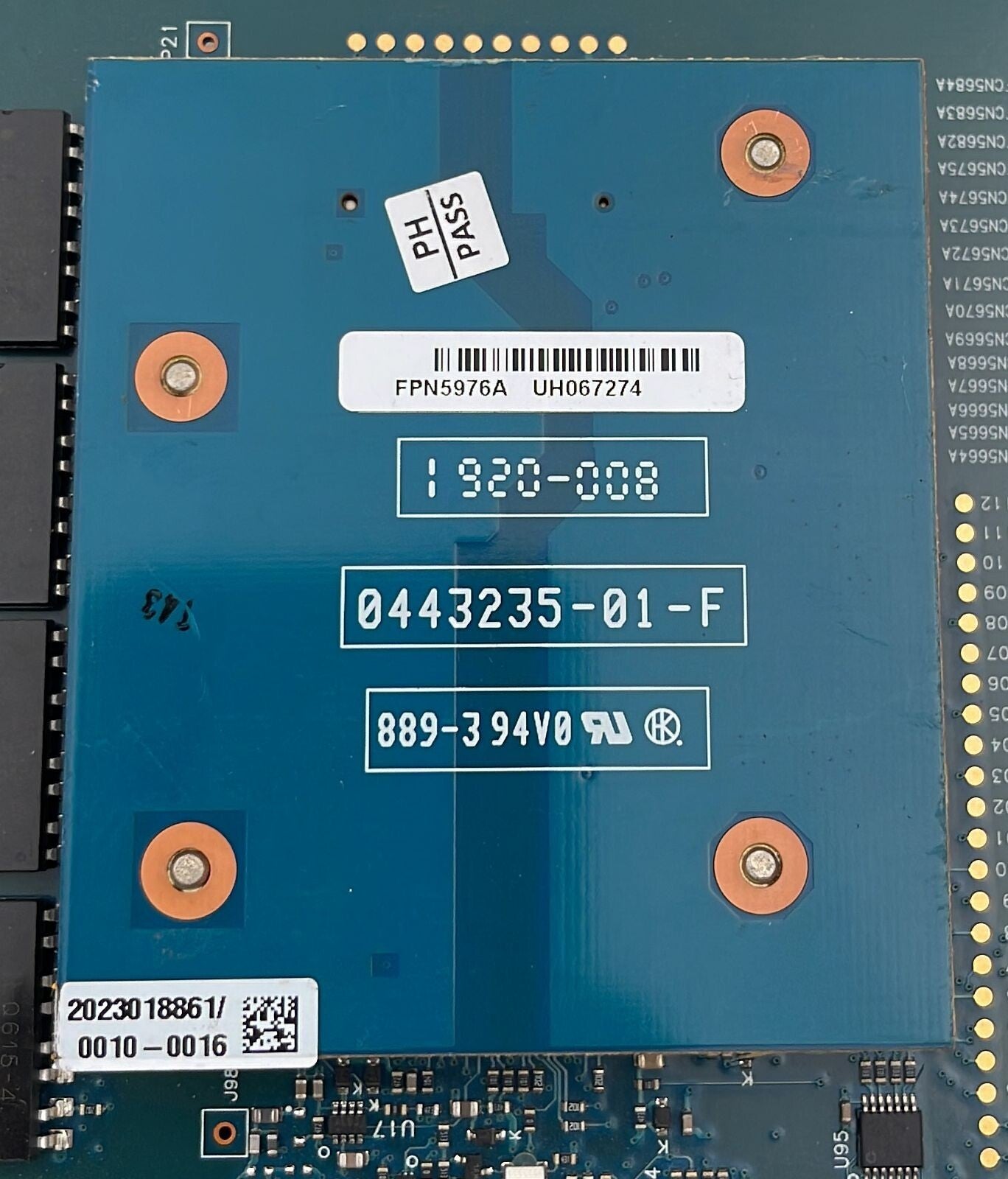 MOTOROLA FCN5666A 8489043V01 MIX I/O FLN3572A W/ Board FPN5976A