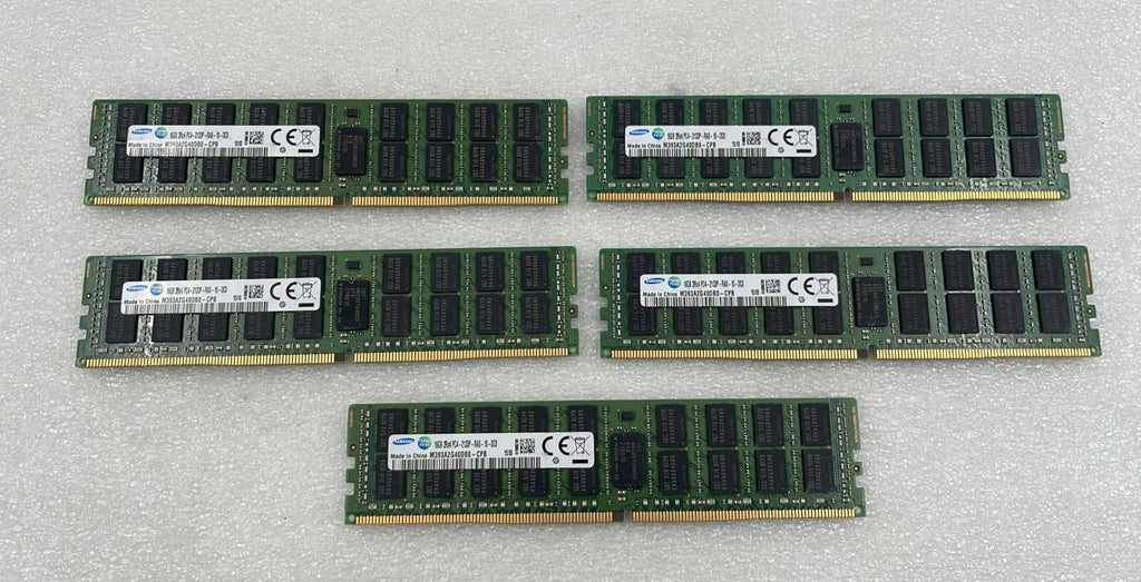 [LOT 5] SAMSUNG 16GB 2Rx4 PC4-2133P DDR4 M393A2G40DB0-CPB Server Memory RAM