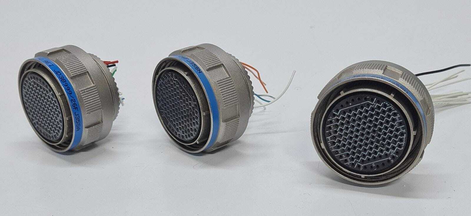 SOURIAU JD38999/26F J35SN *2PCS J35SA *1PCS Circular MIL-SPEC Connector