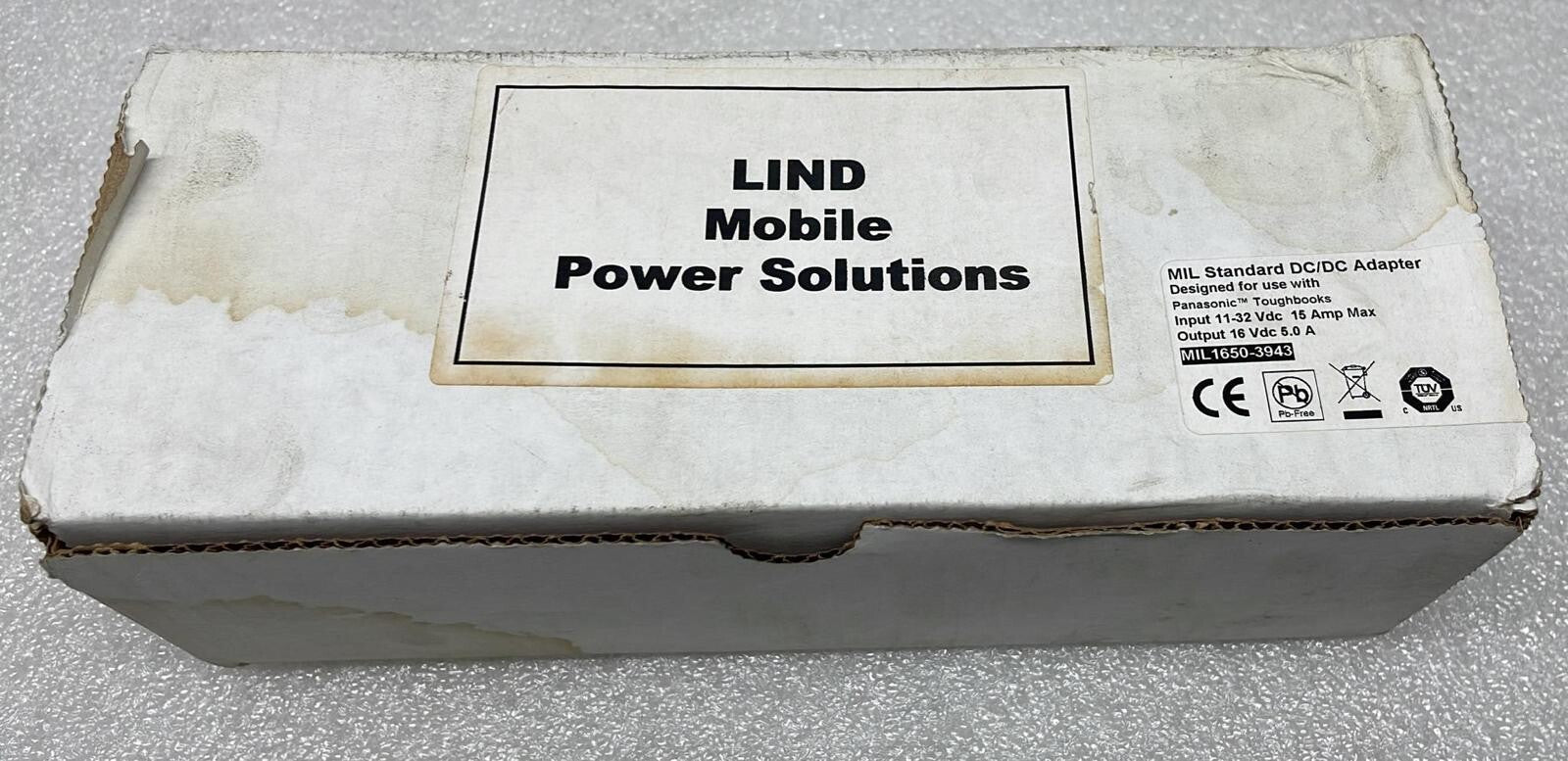 LIND Auto Adapters MIL STANDARD DC/DC ADAPTER MIL 1650-3949 FA