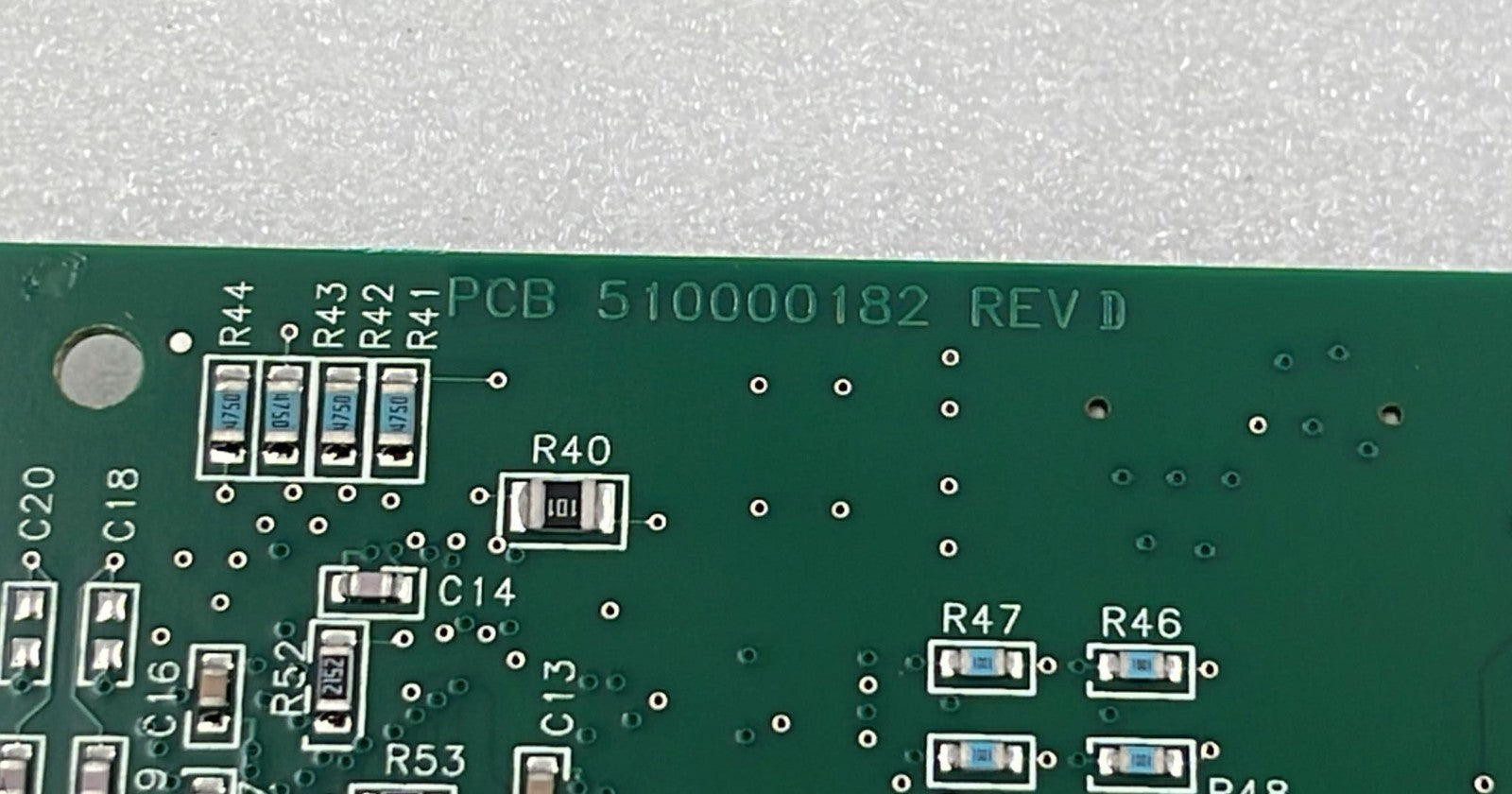 Waters 210000182 PCB 510000182S board marking detail